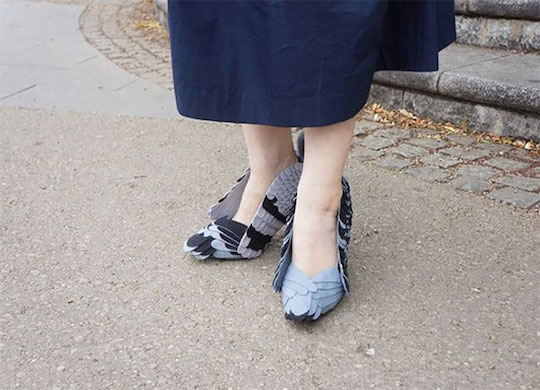 ¿Conoces a la japonesa que utiliza zapatos en forma de palomas?