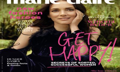 Winona Ryder en la portada de Marie Claire