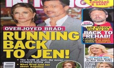 ¿Brad Pitt regresa a los brazos de Jennifer Aniston?