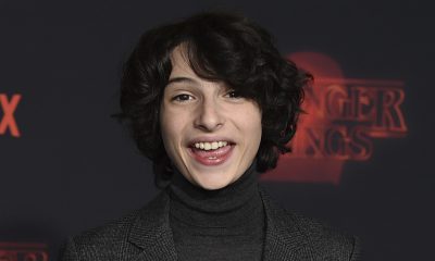 Finn Wolfhard arrives atHhe LosHngeles premiere of "Stranger Things" season two at the Regency Bruin Theatr on Thursday, Oct. 26, 2017 in Los Angeles.