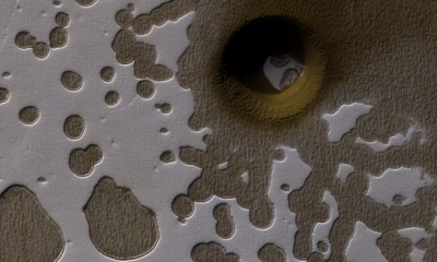 Gigantesco agujero en Marte