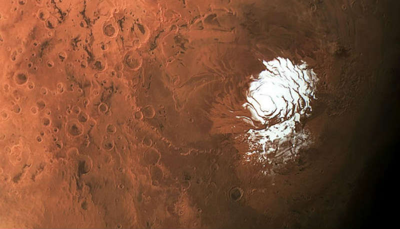 Agua líquida en Marte-