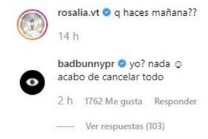 Bad Bunny y Rosalía ¿Romance real