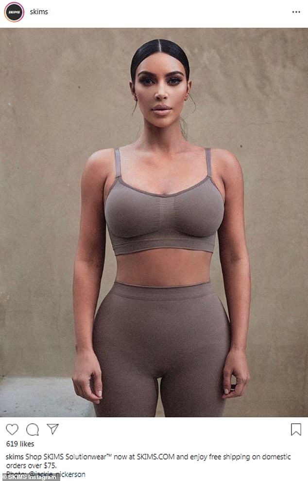 Kim Kardashian reveló el uso de fajas