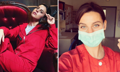 Famosa actriz trabaja como enfermera por crisis de Coronavirus