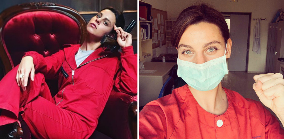 Famosa actriz trabaja como enfermera por crisis de Coronavirus