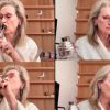 Meryl Streep en cuarentena toma whisky con amigas