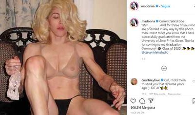 Madonna provocó un escándalo en las redes sociales