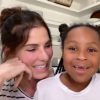 Sandra Bullock presentó a su hija adoptiva