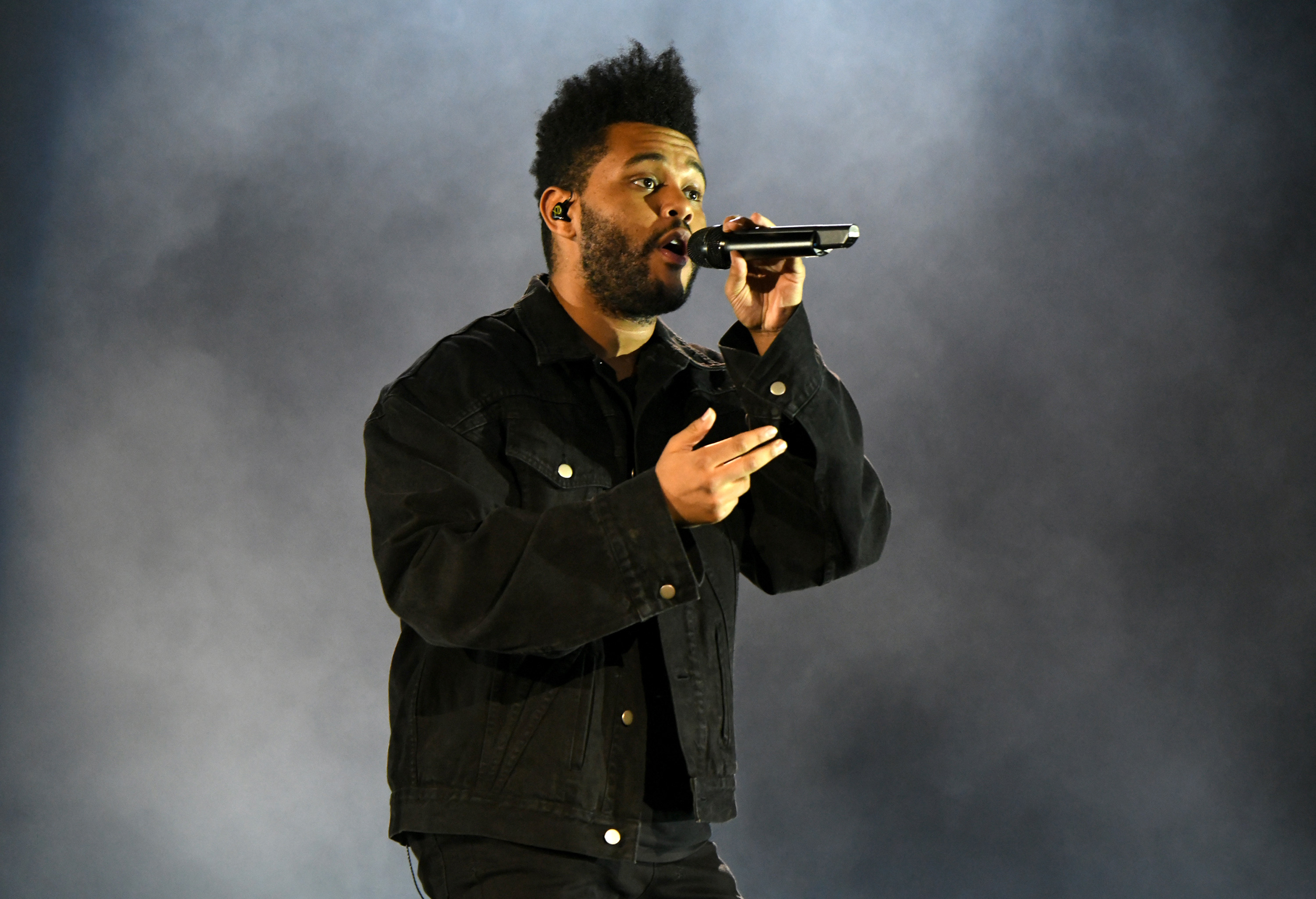 The Weeknd performs during the 2018 Global Citizen Concert, on Sept. 29, 2018 in New York City.
