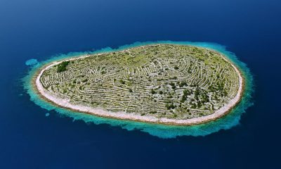 Isla Baljenac en Croacia, la huella dactilar del mundo